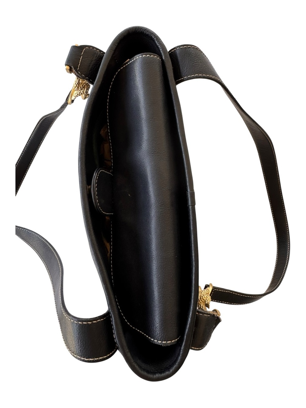 Barry Kieselstein-Cord Vinatge Woven Leather Frog Ladybug Shoulder Bag Italy - Picture 4 of 15